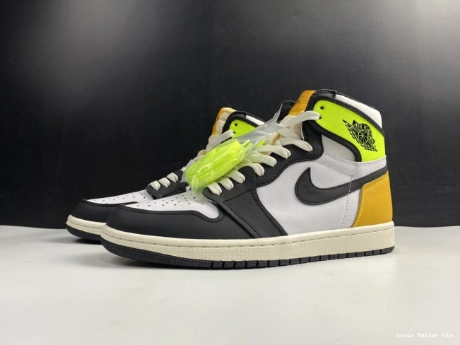 OG AIR HIGH JORDAN GOLD' RETRO 555088-118 'VOLT 1 0719